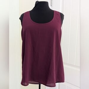 🩷 5/$25 - Kismet Burgundy Tank Top
